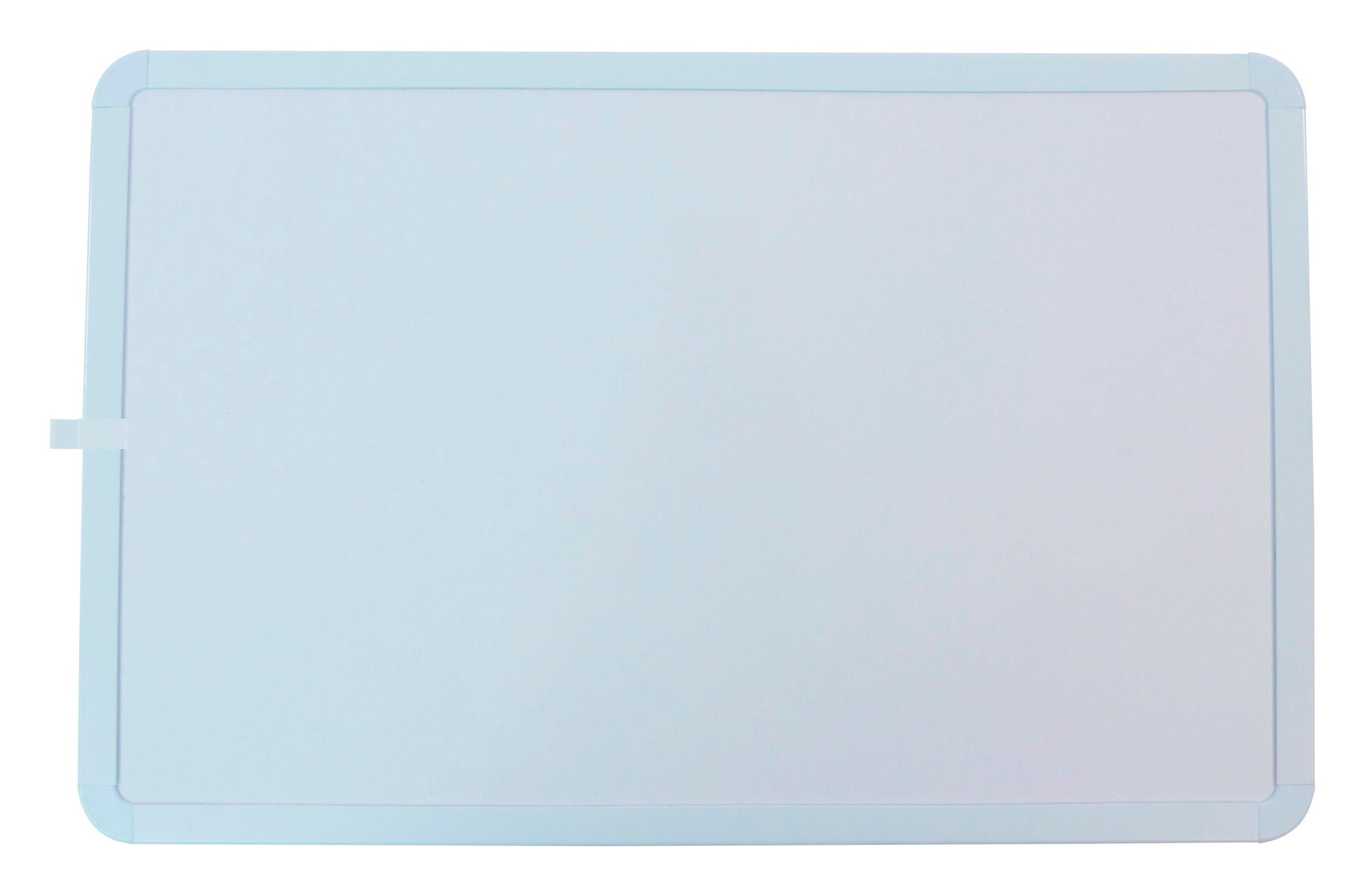 School Smart Dry Erase Board with Marker, White Frame, 11 x 17 Inches 633747